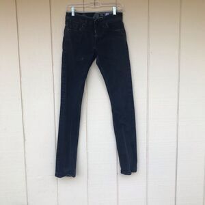 VOLCOM black slim straight cut Jeans "Versa"